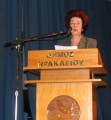 Πρόεδρος Λύκειου Ελληνίδων Ηρακλείου κα Ρίτσα Καλογεροπούλου