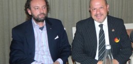 Gian Andrea Garancchini Πρόεδρος Ρ.Ο.Ηρακλείου 2011-12 & Σαμιώτης Γιάννης Πρόεδρος Ρ.Ο.Ρεθύμνου 2011-12